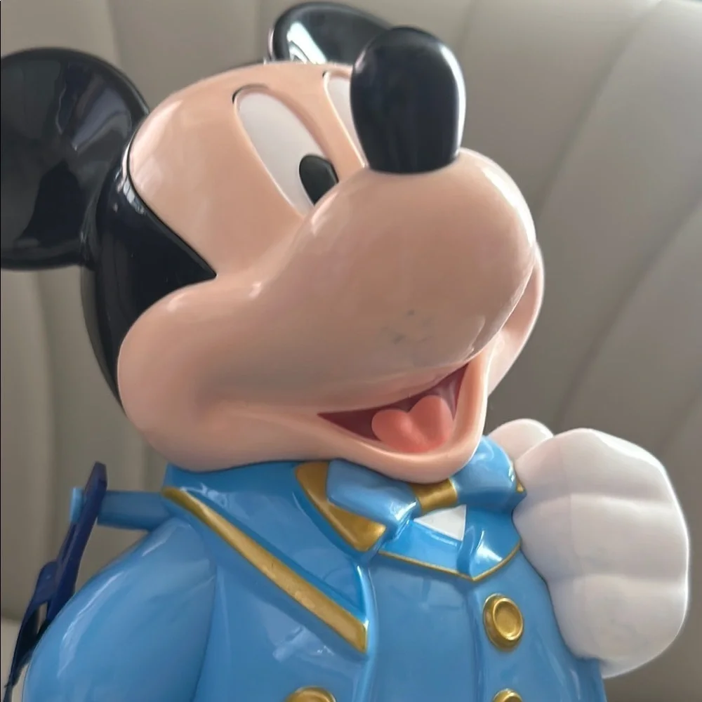 Disney Mickey Mouse 50th Anniversary Celebration Popcorn Bucket with Strap